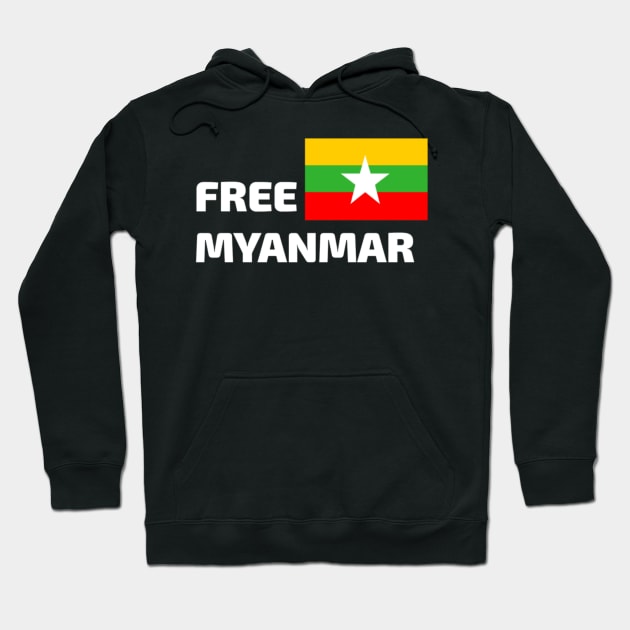 Free Myanmar Hoodie by Aisiiyan